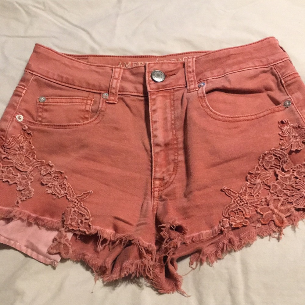 Denim shorts